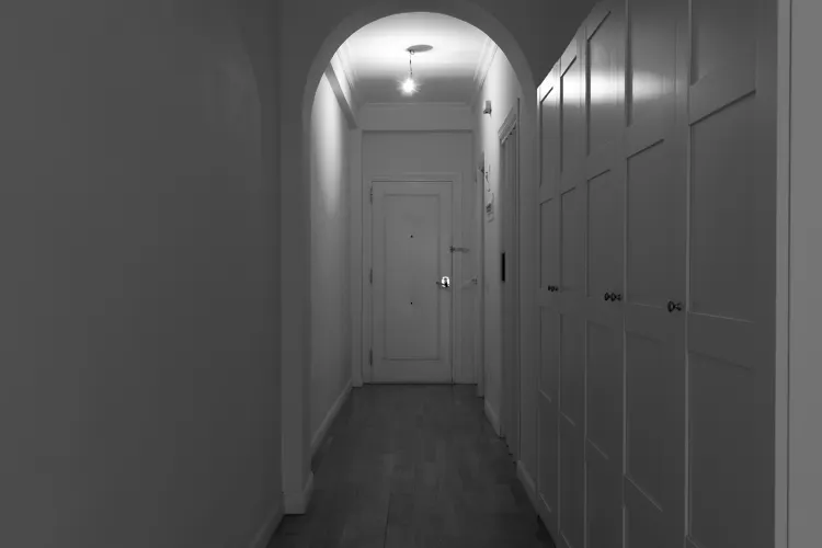 Foto de pasillo en un piso en alquiler