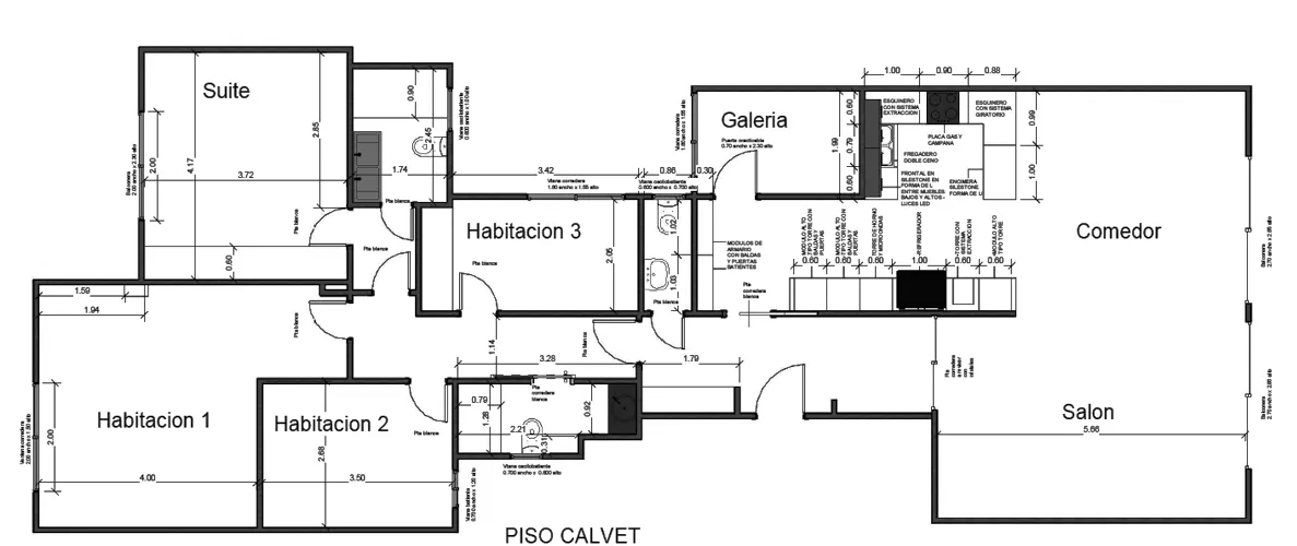 Foto de plano en un piso en alquiler