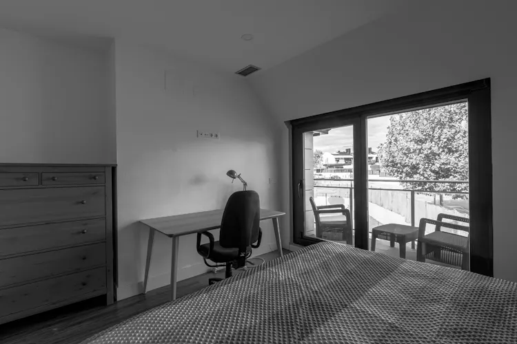 Foto de dormitorio en un piso en alquiler