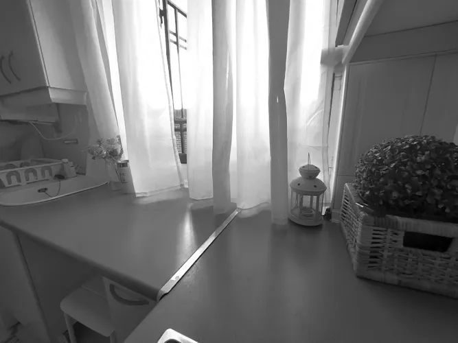 Foto de cocina en un piso en alquiler