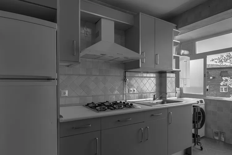 Foto de cocina en un piso en alquiler