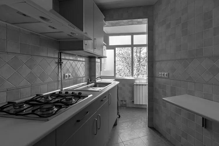 Foto de cocina en un piso en alquiler