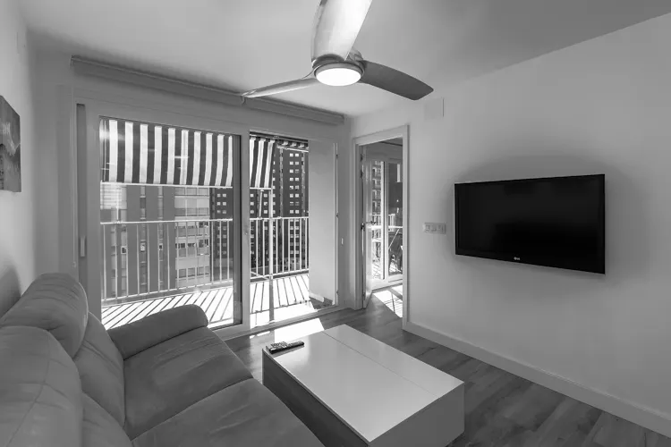 Foto de salón en un piso en alquiler
