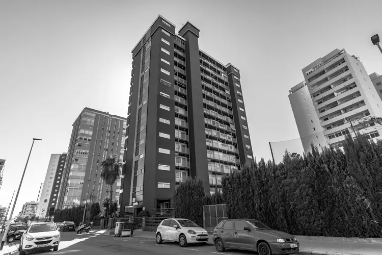 Foto de fachada en un piso en alquiler