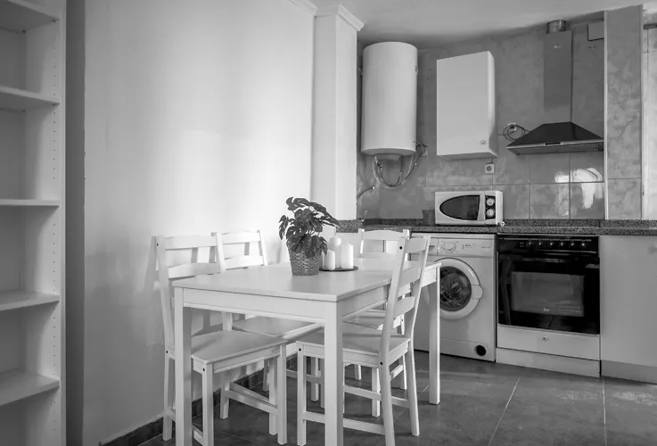 Foto de cocina en un piso en alquiler