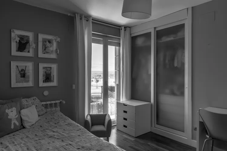 Foto de dormitorio en un piso en alquiler