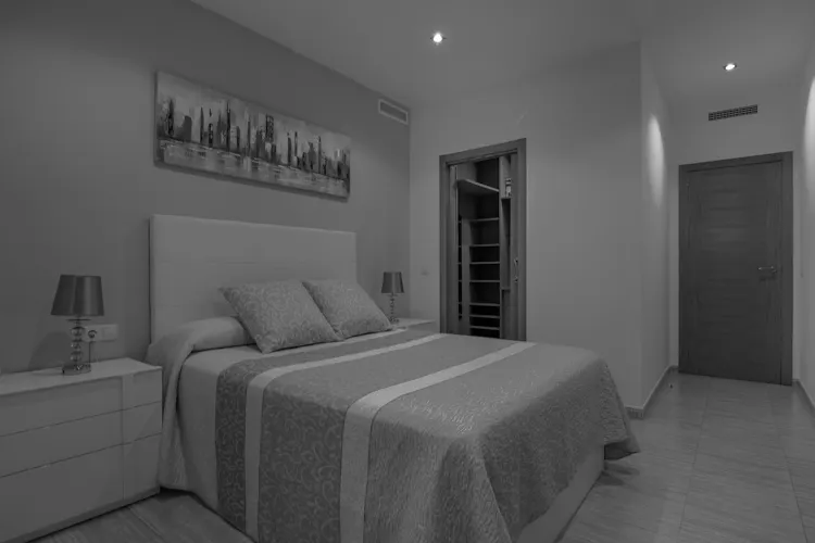 Foto de dormitorio en un piso en alquiler