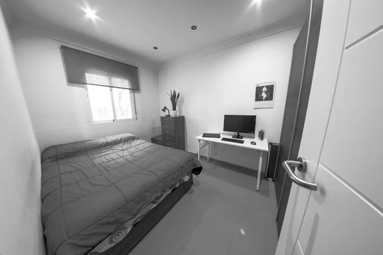 Foto de dormitorio en un piso en alquiler