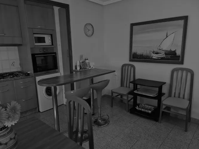 Foto de cocina en un piso en alquiler
