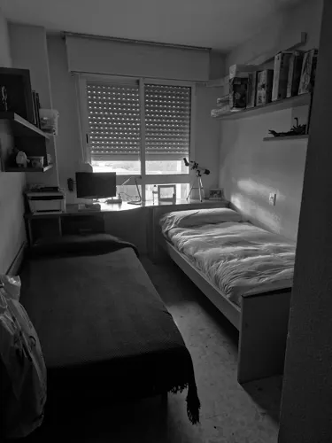 Foto de dormitorio en un piso en alquiler