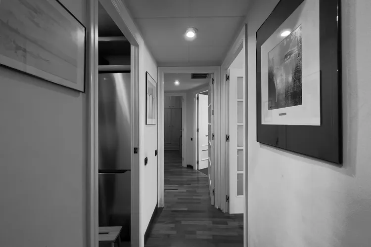 Foto de pasillo en un piso en alquiler