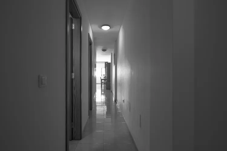 Foto de pasillo en un piso en alquiler