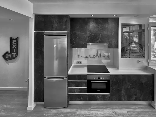 Foto de cocina en un piso en alquiler