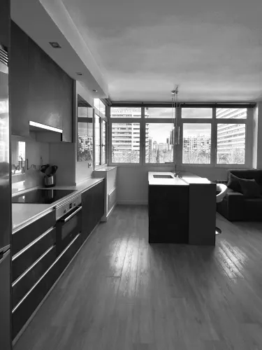 Foto de cocina en un piso en alquiler