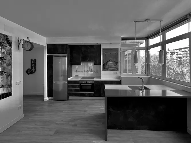 Foto de cocina en un piso en alquiler