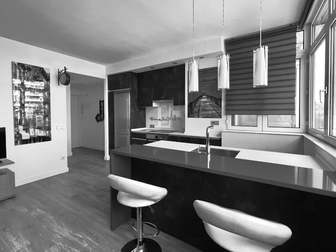 Foto de cocina en un piso en alquiler