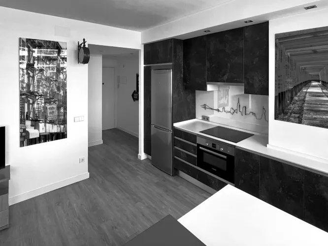 Foto de cocina en un piso en alquiler