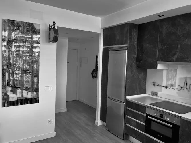 Foto de cocina en un piso en alquiler