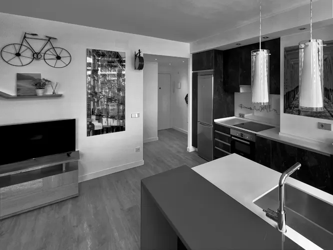 Foto de cocina en un piso en alquiler