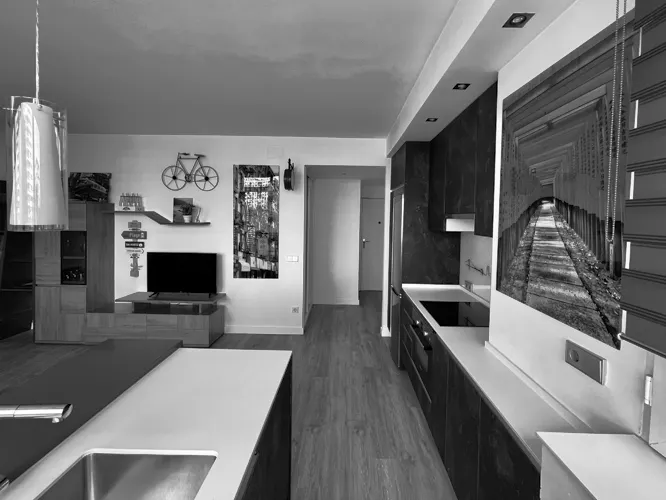 Foto de cocina en un piso en alquiler