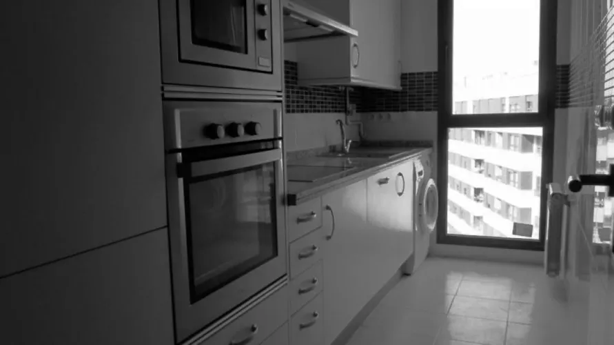 Foto de cocina en un piso en alquiler
