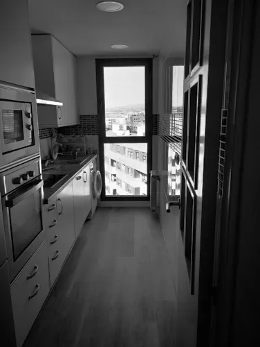 Foto de cocina en un piso en alquiler