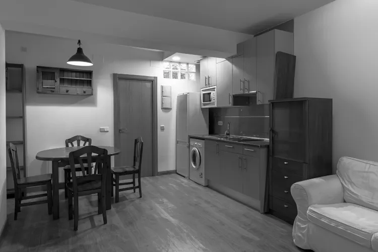 Foto de cocina en un piso en alquiler