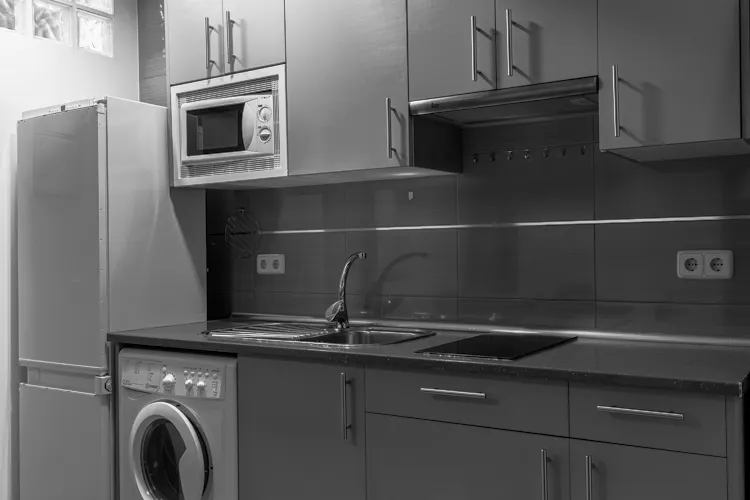 Foto de cocina en un piso en alquiler