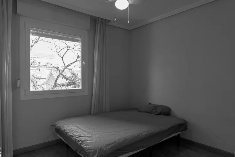 Foto de dormitorio en un piso en alquiler