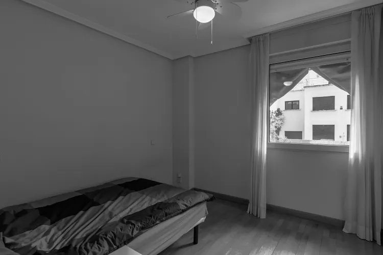 Foto de dormitorio en un piso en alquiler