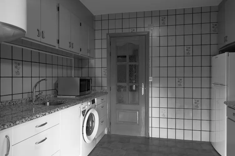Foto de cocina en un piso en alquiler