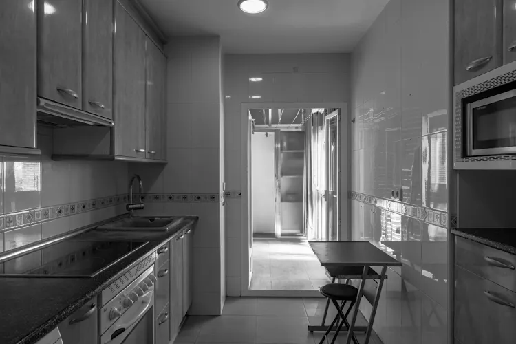 Foto de cocina en un piso en alquiler