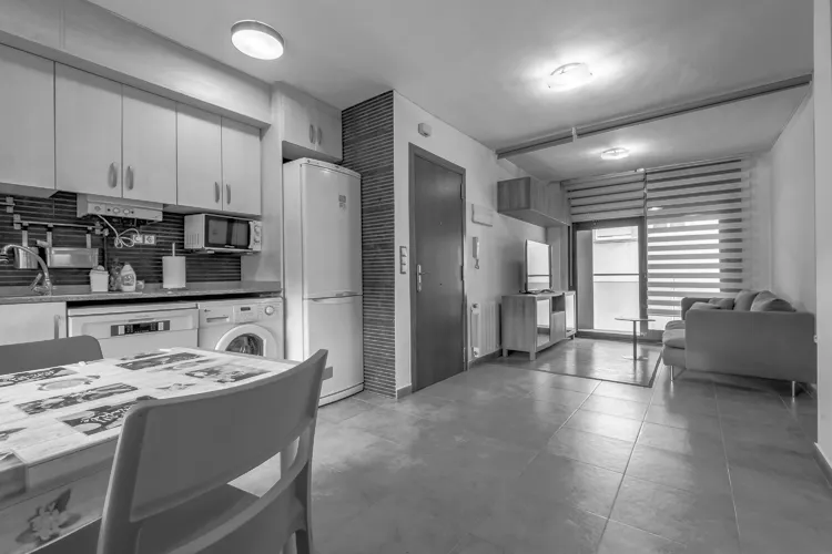 Foto de cocina en un piso en alquiler
