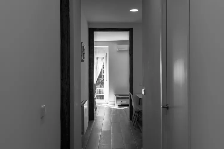 Foto de pasillo en un piso en alquiler