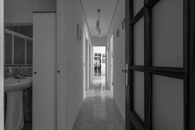 Foto de pasillo en un piso en alquiler
