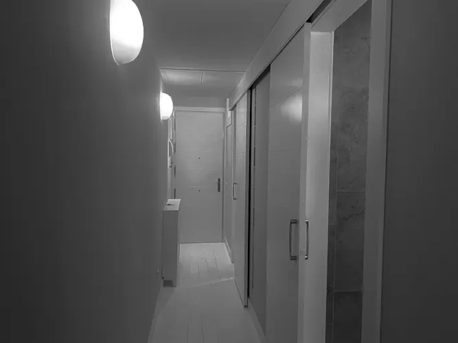 Foto de pasillo en un piso en alquiler