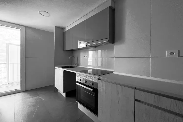 Foto de cocina en un piso en alquiler
