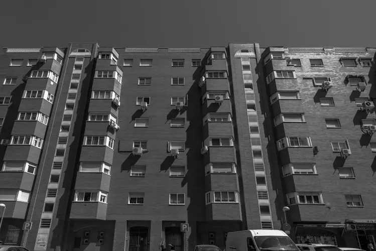 Foto de fachada en un piso en alquiler