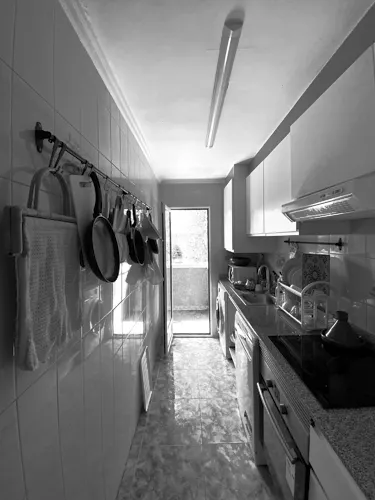 Foto de cocina en un piso en alquiler