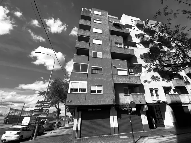 Foto de fachada en un piso en alquiler