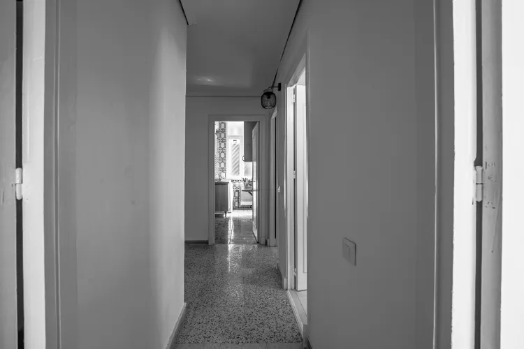 Foto de pasillo en un piso en alquiler