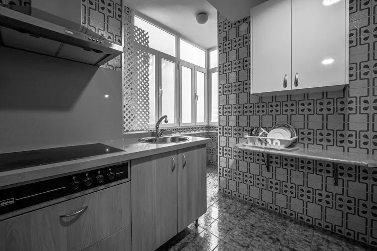 Foto de cocina en un piso en alquiler