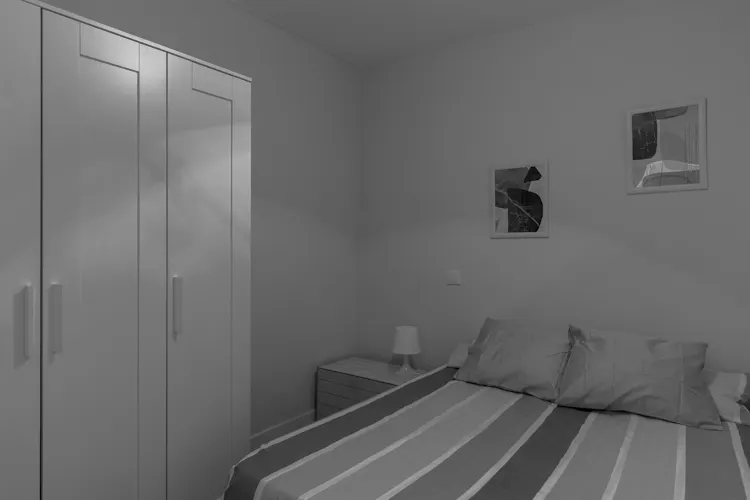 Foto de dormitorio en un piso en alquiler