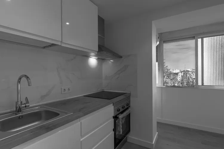Foto de cocina en un piso en alquiler