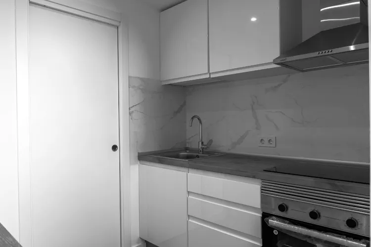 Foto de cocina en un piso en alquiler