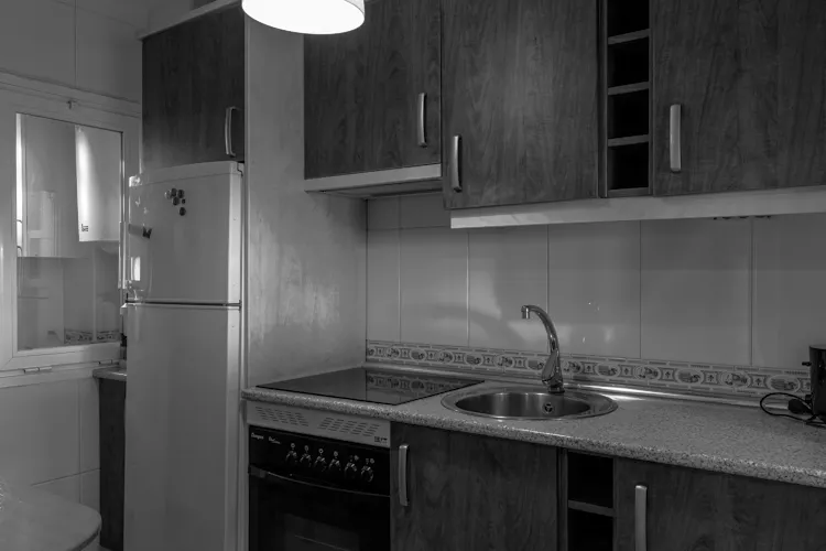Foto de cocina en un piso en alquiler