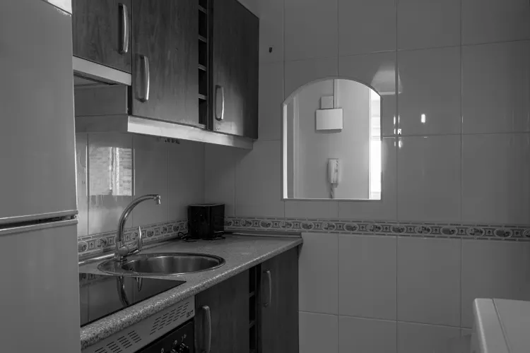 Foto de cocina en un piso en alquiler