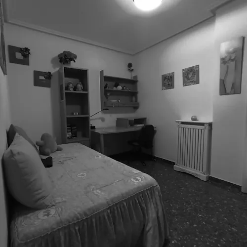 Foto de dormitorio en un piso en alquiler