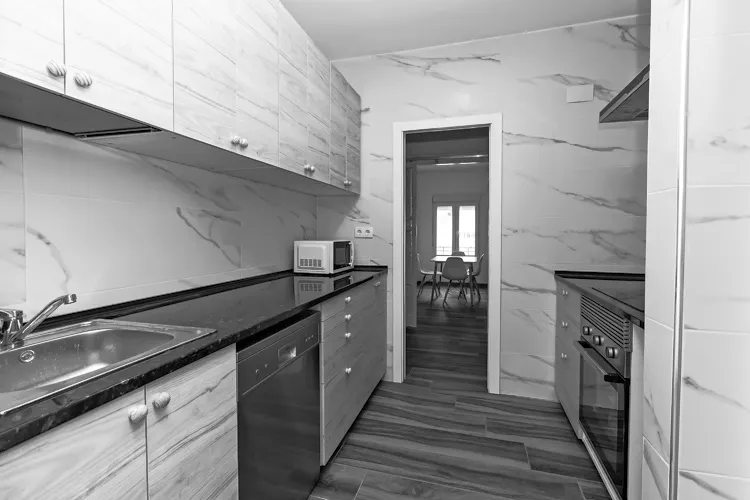 Foto de cocina en un piso en alquiler