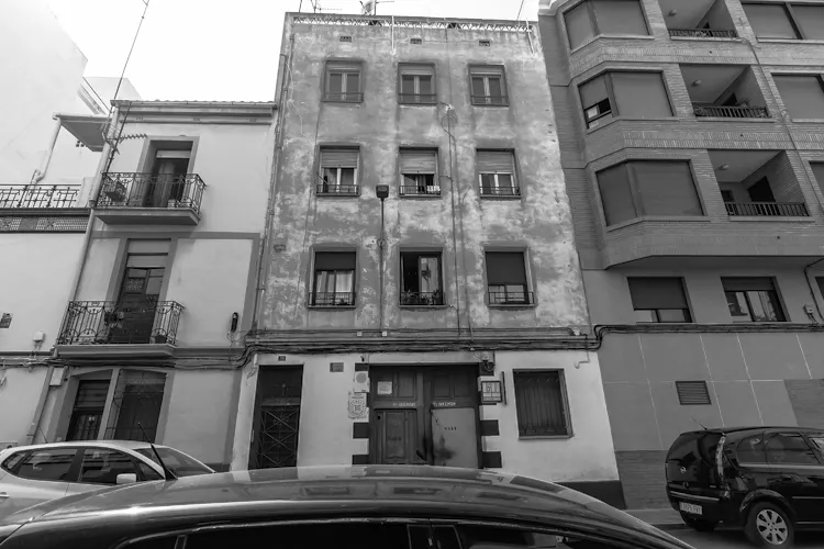 Foto de fachada en un piso en alquiler